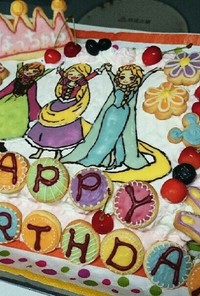 プリンセス バースデーケーキ