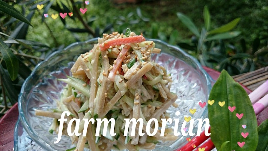 農園レシピ・ごぼうサラダの画像