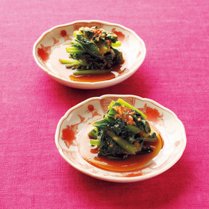 青菜の韓国風しょうゆキムチ