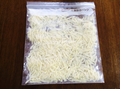 パラパラチーズ☆冷凍保存の写真