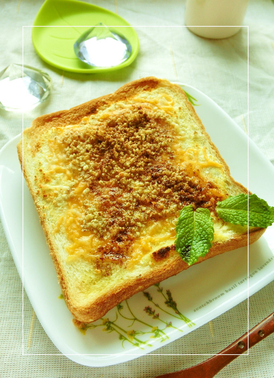 胡桃×ゆず茶のミルキーチーズトーストの画像