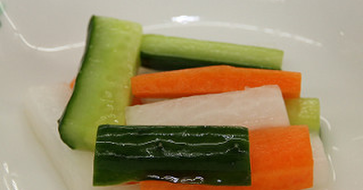 野菜のピクルス 学校給食 レシピ 作り方 By 杉並区の給食 クックパッド 簡単おいしいみんなのレシピが371万品