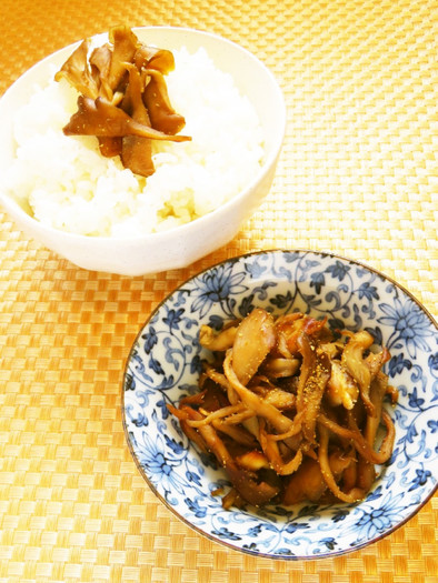 ☺ご飯のお供☆簡単作り置き♪舞茸の佃煮☺の写真