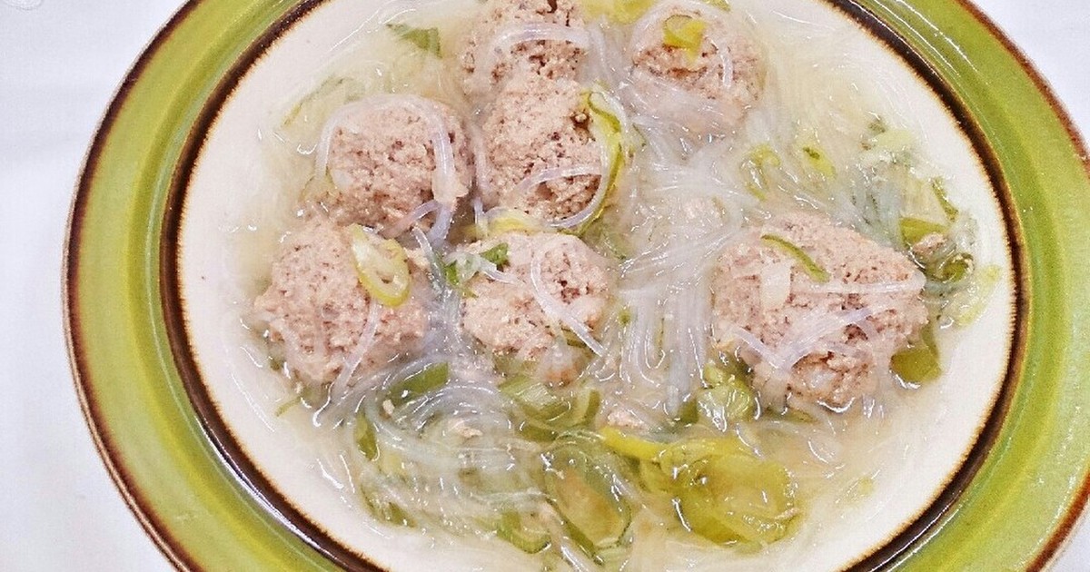 ＊春雨&エビ入り肉団子のスープ煮＊ by LUIZA 【クックパッド】 簡単おいしいみんなのレシピが355万品