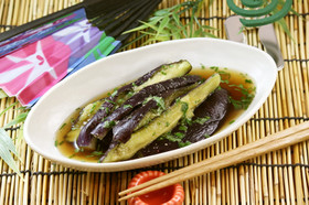 火を使わない!10分完成!茄子の煮びたし