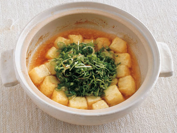 揚げだし豆腐小鍋仕立て