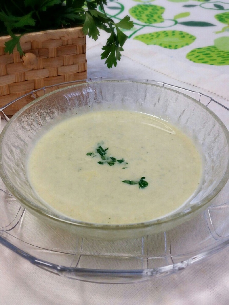 ズッキーニの冷製スープの画像