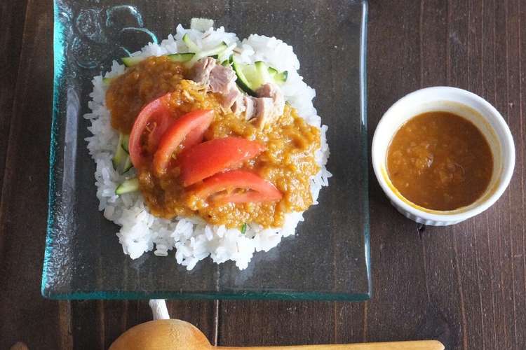 シーチキンと夏野菜のライスサラダ風カレー レシピ 作り方 By Tomobanana クックパッド