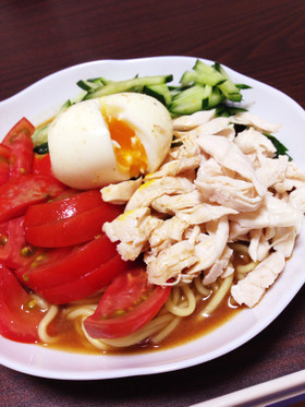 冷やし中華風インスタントつけ麺