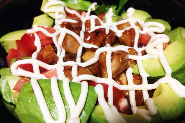かんたん 照り焼きチキンとアボカド丼 レシピ 作り方 By まじょのたまご クックパッド 簡単おいしいみんなのレシピが349万品