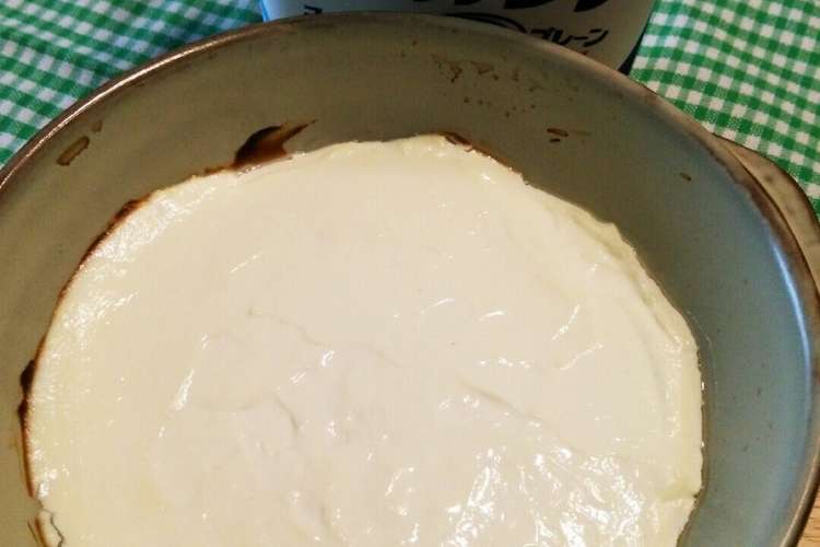 焼きヨーグルト 水切りヨーグルトver レシピ 作り方 By たぬぴぃ クックパッド