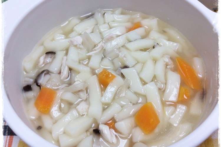 離乳食完了期 鶏ささみとしいたけのうどん レシピ 作り方 By 和の離乳食 中田馨 クックパッド 簡単おいしいみんなのレシピが355万品