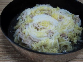 ∽∽白菜と豚肉のさっぱり鍋∽∽