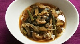 和の夏野菜たっぷりうどん(素麺にも♪)