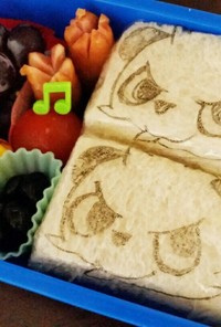 ポケモン☆簡単ヤンチャムのサンドイッチ！