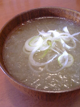 大根おろしと生姜のとろとろスープ