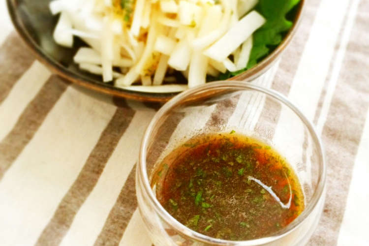 ノンオイル 麺つゆ青じそドレッシング レシピ 作り方 By アンファー クックパッド 簡単おいしいみんなのレシピが355万品