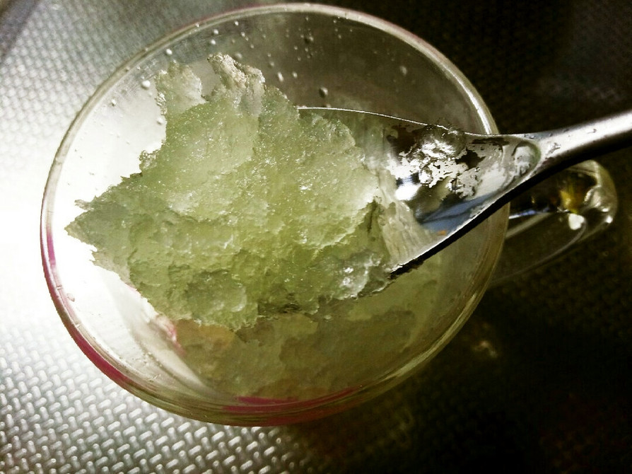 ジップロックで炭酸ジュースの簡単かき氷♪の画像