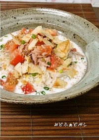 夏麺✿ツナトマミルク素麺