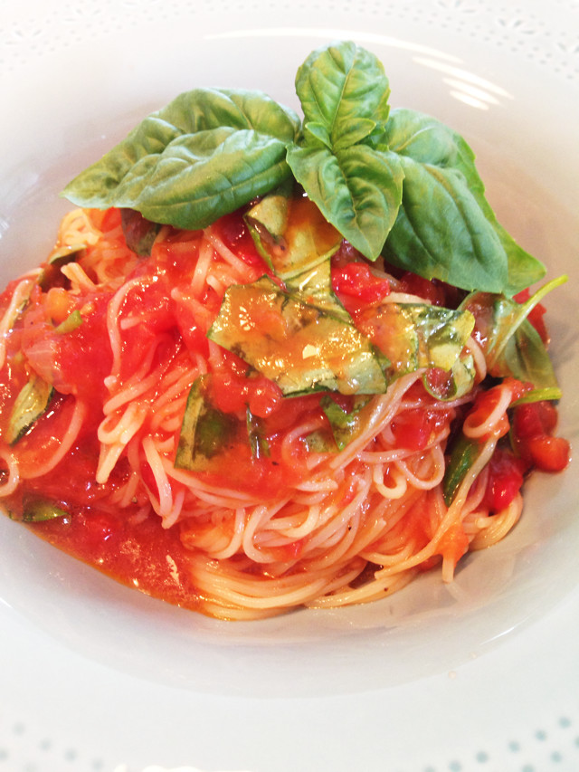 トマト缶で簡単冷製パスタ カッペリーニの画像