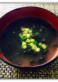 焼きのりの中華スープ