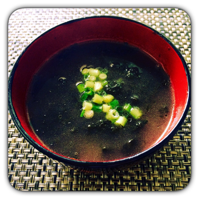 焼きのりの中華スープの画像