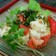 豆腐と大葉タレの夏野菜たっぷりサラダ