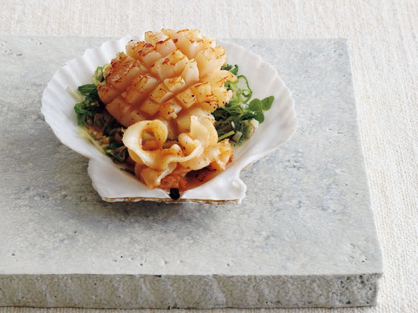 帆立のバター焼き