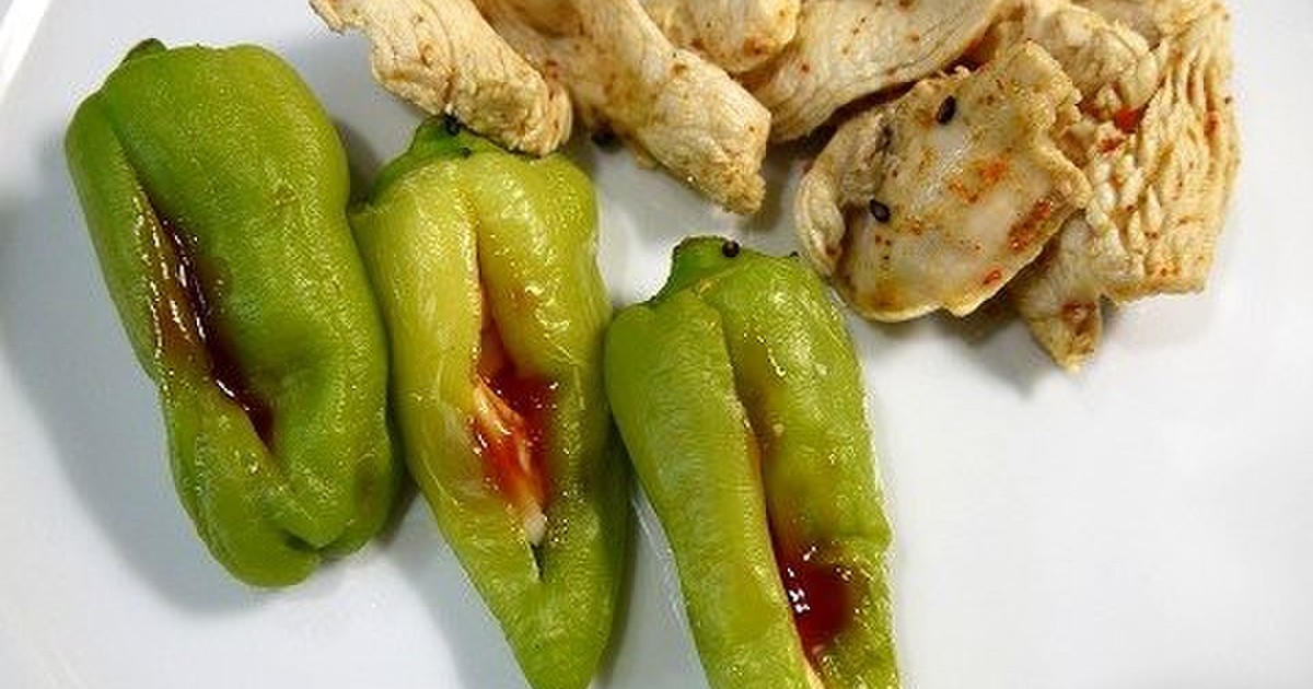 レンジで簡単！丸ごとバナナピーマン by だんどり亭 【クックパッド】 簡単おいしいみんなのレシピが368万品