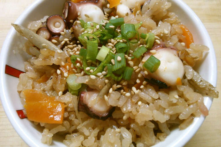 炊くだけ 簡単 タコ飯 炊飯器で レシピ 作り方 By 331ミミイ クックパッド 簡単おいしいみんなのレシピが360万品