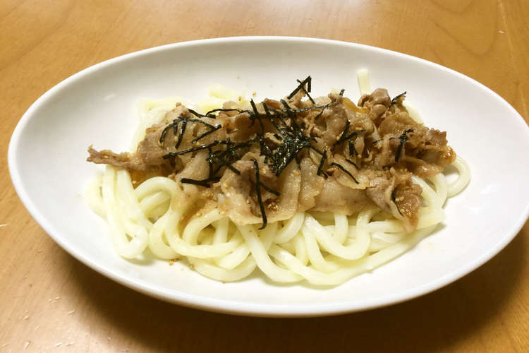 簡単ランチ 豚肉とうどんと私 レシピ 作り方 By きのみとくらげ クックパッド 簡単おいしいみんなのレシピが350万品