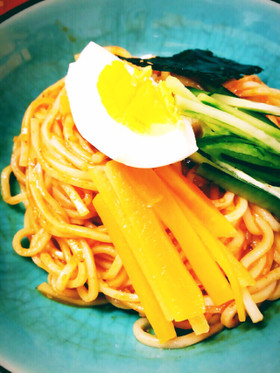 ピリ辛!冷麦でビビン麺!