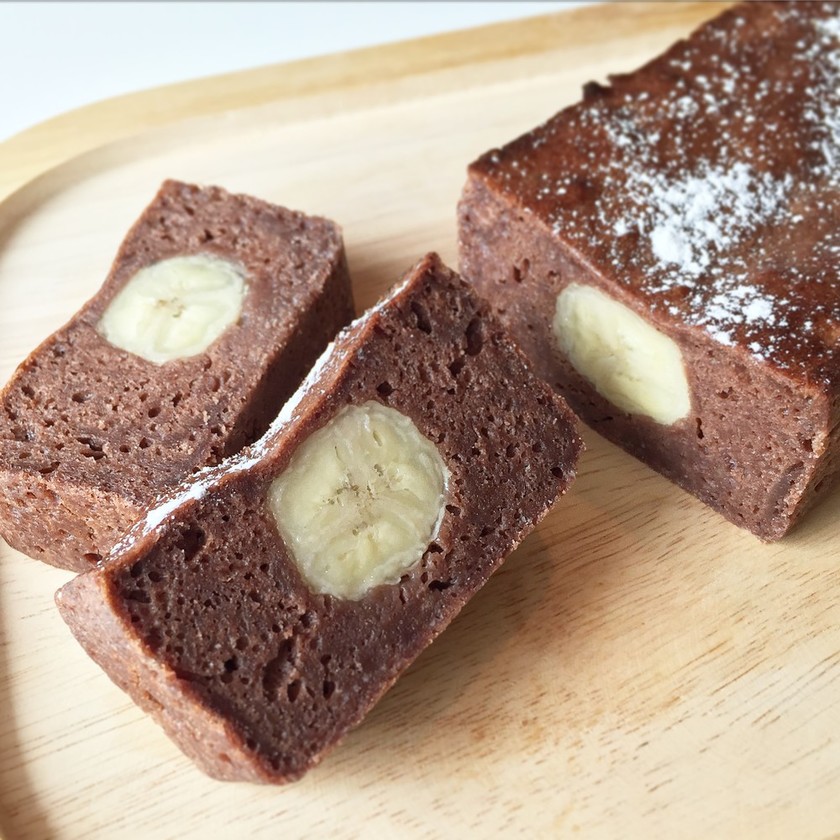 バナナクリームカップケーキのレシピ