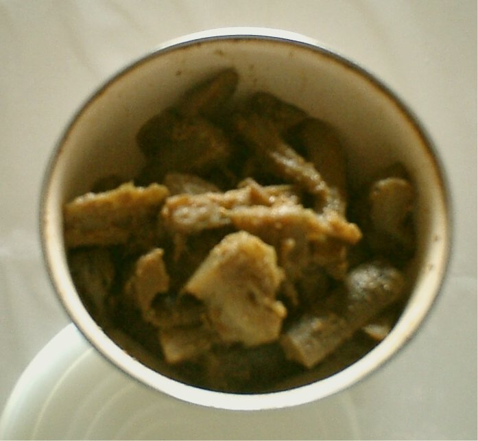 ごぼうの甘辛味噌煮の画像