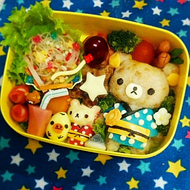 リラックマin花火大会 キャラ弁 レシピ 作り方 By Yuko クックパッド 簡単おいしいみんなのレシピが362万品