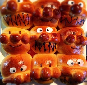 アンパンマン バイキンマンちぎりパン By ちいちゃん クックパッド 簡単おいしいみんなのレシピが309万品