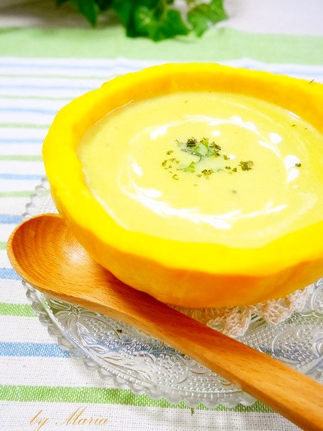 コリンキーの冷製ポタージュ(冷製スープ)の画像