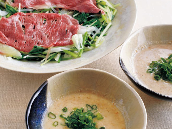 牛肉蒸ししゃぶ