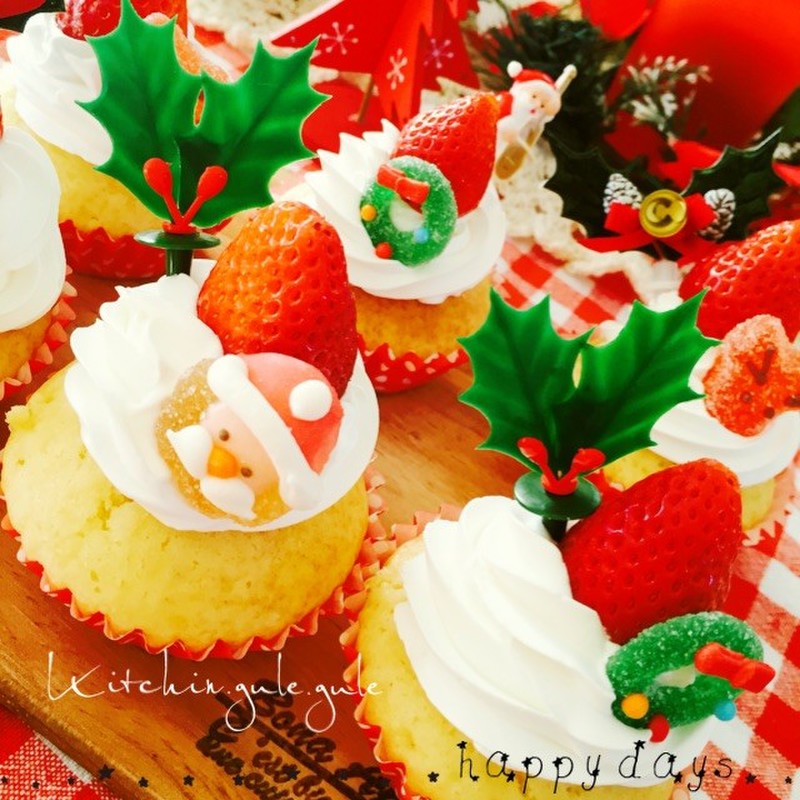 みんなが作ってる カップケーキ デコレーション クリスマスのレシピ クックパッド 簡単おいしいみんなのレシピが352万品