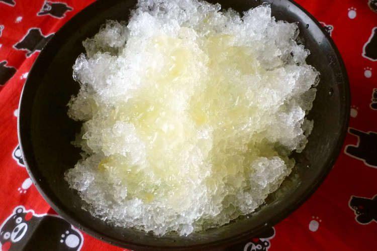 ジャムと水だけ 簡単手作りかき氷シロップ レシピ 作り方 By あーもこ クックパッド