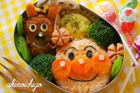 アンパンマン弁当(キャラ弁)