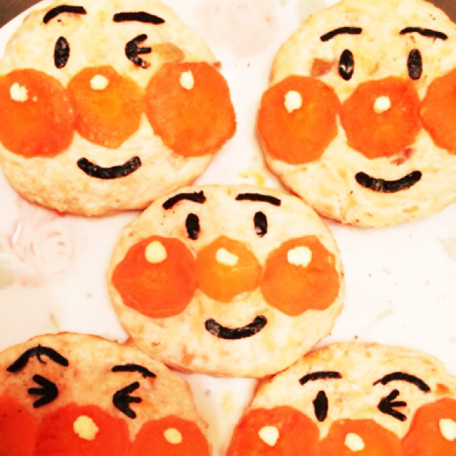 簡単 アンパンマン ハンバーグ キャラ弁 レシピ 作り方 By ハイジ クックパッド 簡単おいしいみんなのレシピが356万品