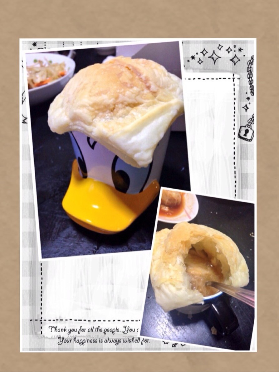 パイde オニオンスープ by xxxMika 【クックパッド】 簡単おいしいみんなのレシピが375万品