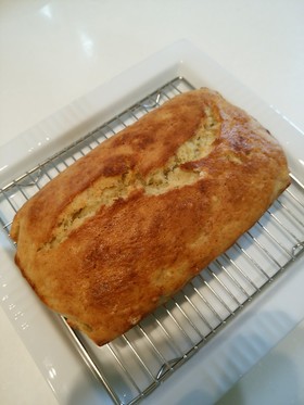 バナナ2本のバナナケーキ