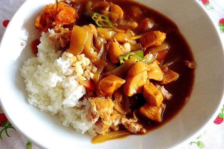 夏野菜のシーチキンチキンカレー レシピ 作り方 By シュロ クックパッド 簡単おいしいみんなのレシピが352万品