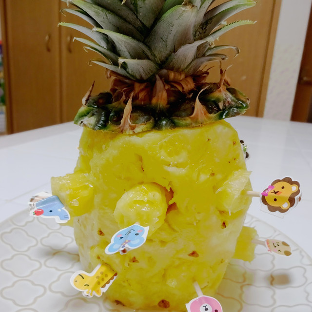 りんごの芯抜き ハッピーパイナップル レシピ 作り方 By Kokubo クックパッド 簡単おいしいみんなのレシピが358万品