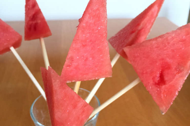 これぞホンモノ スイカバー レシピ 作り方 By Dechikg クックパッド 簡単おいしいみんなのレシピが370万品