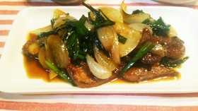 栄養満点♪臭くない!レバニラ炒め