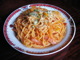 ナポリタン風いか焼きそば