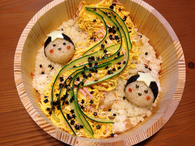 七夕ちらし寿司の写真